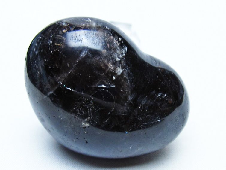 モリオン 置物 ハート 黒水晶 一点物 145-1945