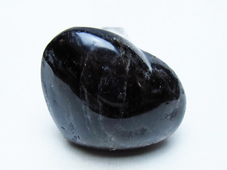 モリオン 置物 ハート 黒水晶 一点物 145-1974