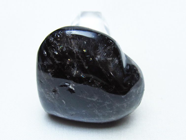 モリオン 置物 ハート 黒水晶 一点物 145-1994