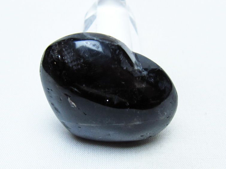モリオン 置物 ハート 黒水晶 一点物 145-2006