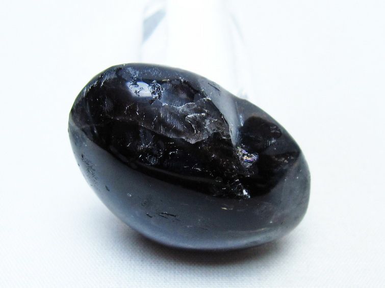 モリオン 置物 ハート 黒水晶 一点物 145-2022