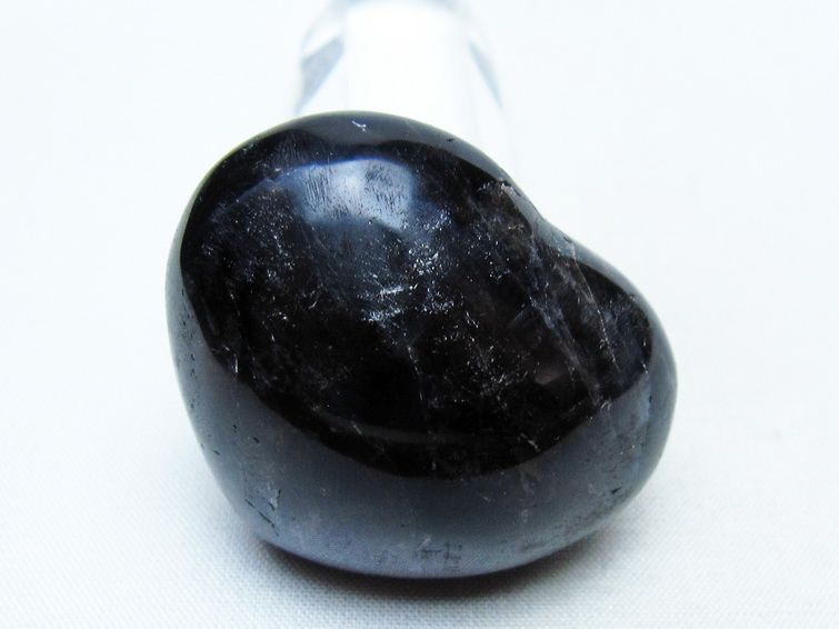 モリオン 置物 ハート 黒水晶 一点物 145-2027