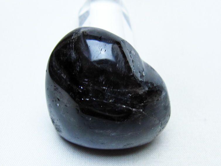 モリオン 置物 ハート 黒水晶 一点物 145-2034