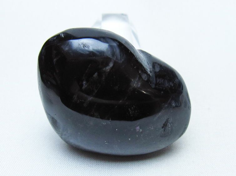 モリオン 置物 ハート 黒水晶 一点物 145-2053