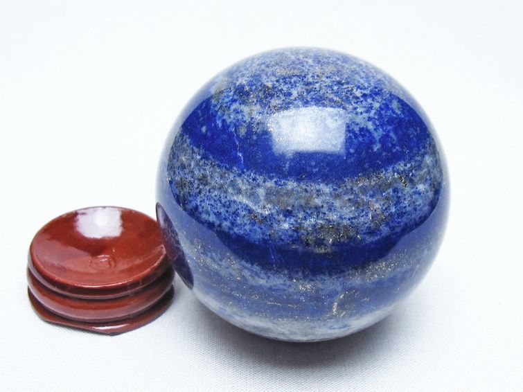 ラピスラズリ 丸玉 63mm スフィア 置物 一点物 151-10022