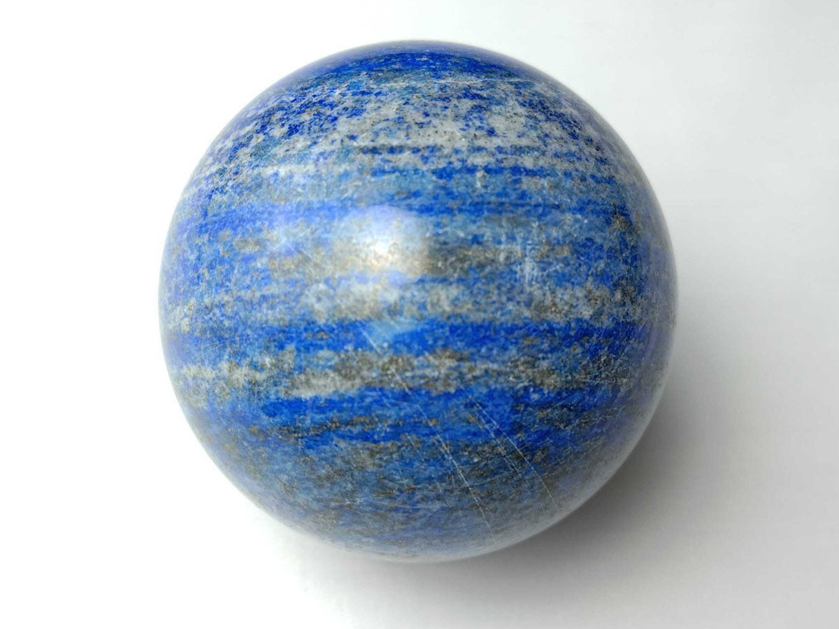 ラピスラズリ 丸玉 61mm スフィア 置物 一点物 151-10028