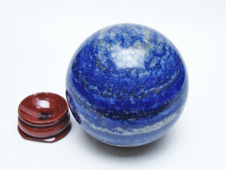 ラピスラズリ 丸玉 54mm スフィア 置物 一点物 151-10040