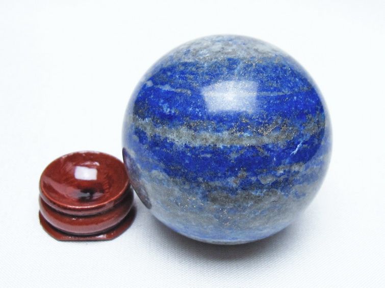 ラピスラズリ 丸玉 51mm スフィア 置物 一点物 151-10041