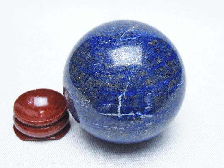 ラピスラズリ 丸玉 51mm スフィア 置物 一点物 151-10047