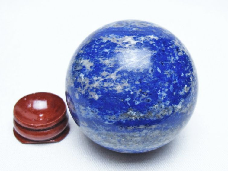ラピスラズリ 丸玉 54mm スフィア 置物 一点物 151-10051