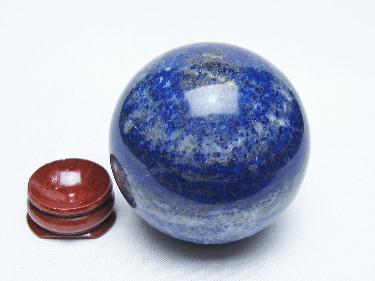 ラピスラズリ 丸玉 54mm スフィア 置物 一点物 151-10054