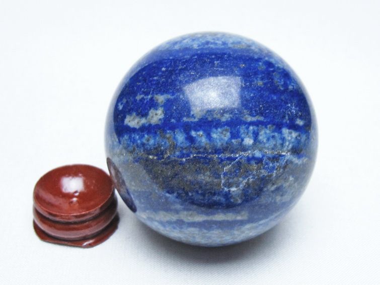 ラピスラズリ 丸玉 58mm スフィア 置物 一点物 151-10061