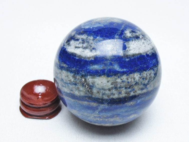 ラピスラズリ 丸玉 59mm スフィア 置物 一点物 151-10062