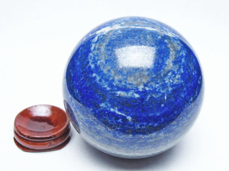 ラピスラズリ 丸玉 79mm スフィア 置物 一点物 151-10100