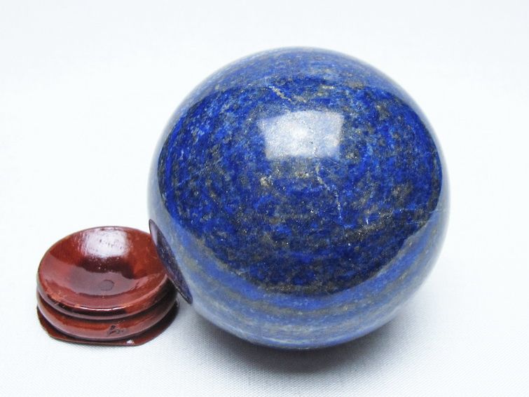 ラピスラズリ 丸玉 68mm スフィア 置物 一点物 151-10106