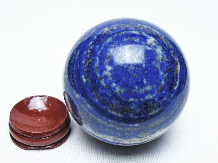 ラピスラズリ 丸玉 67mm スフィア 置物 一点物 151-10109