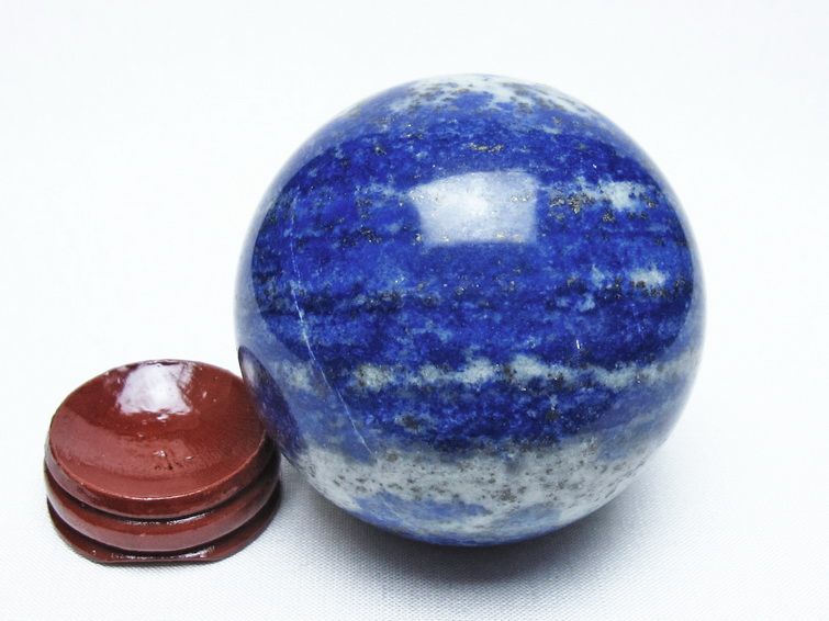 ラピスラズリ 丸玉 65mm スフィア 置物 一点物 151-10112
