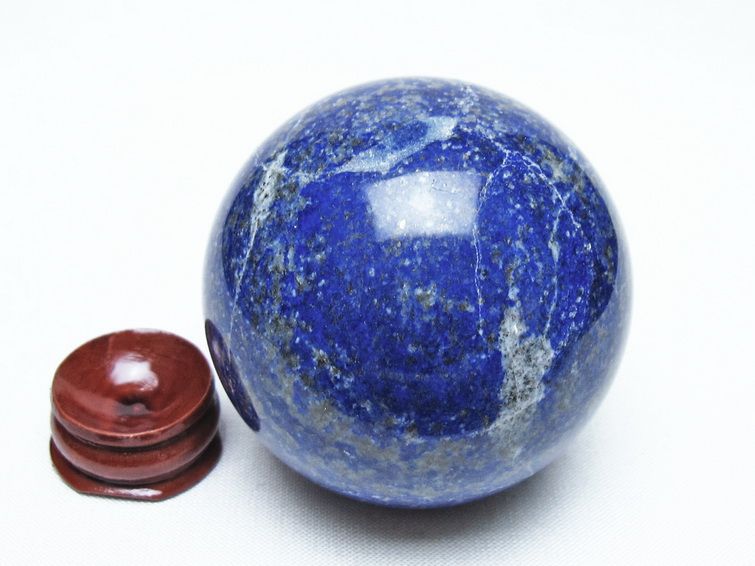 ラピスラズリ 丸玉 57mm スフィア 置物 一点物 151-10122