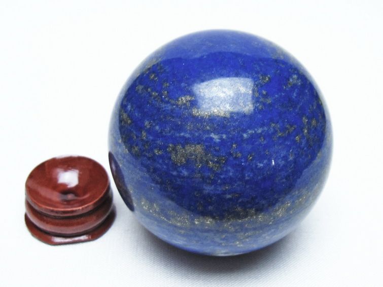 ラピスラズリ 丸玉 57mm スフィア 置物 一点物 151-10126