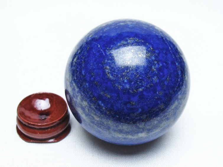ラピスラズリ 丸玉 55mm スフィア 置物 一点物 151-10141