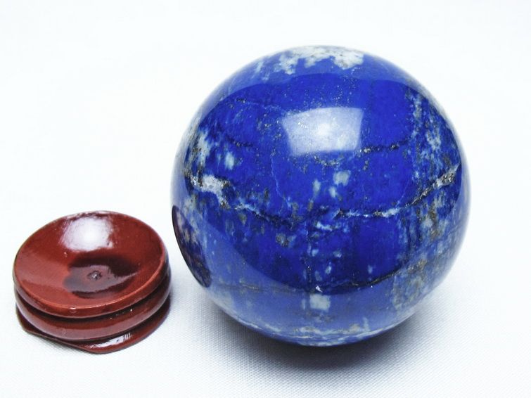 ラピスラズリ 丸玉 60mm スフィア 置物 一点物 151-10147
