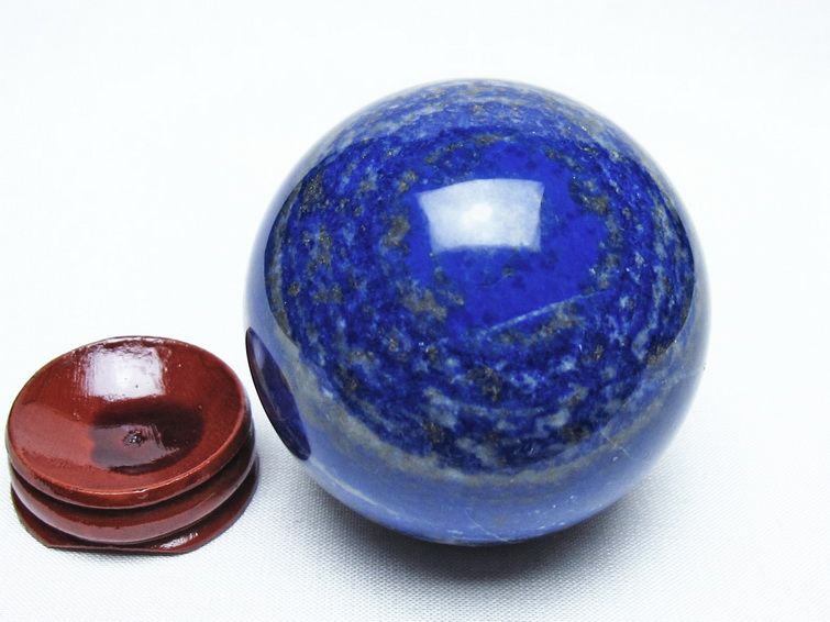 ラピスラズリ 丸玉 60mm スフィア 置物 一点物 151-10148