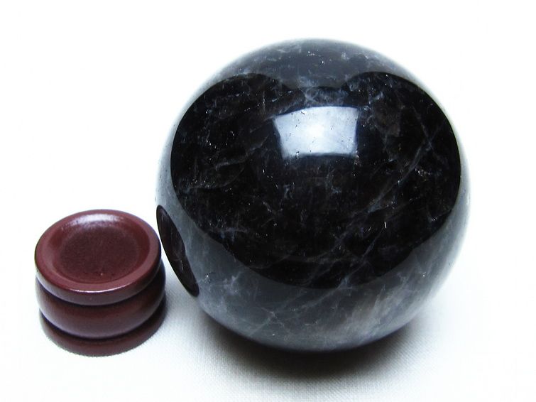 モリオン スフィア 黒水晶 丸玉 55mm 置物 原石 一点物 151-10315
