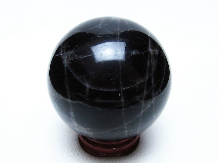モリオン スフィア 黒水晶 丸玉 64mm 置物 原石 一点物 151-10340
