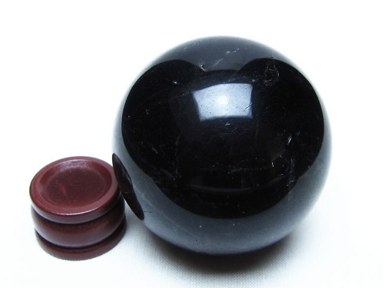 モリオン スフィア 黒水晶 丸玉 54mm 置物 原石 一点物 151-10401