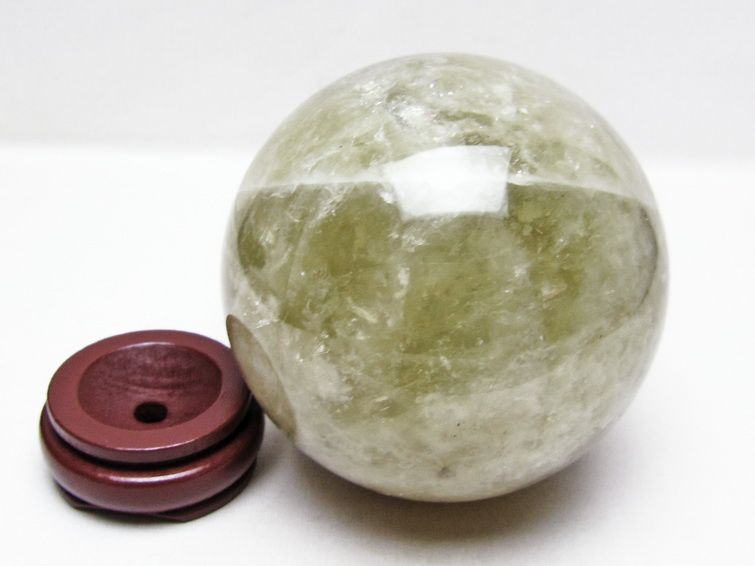 1.5Kg シトリン 丸玉 107mm シトリンクォーツ スフィア 置物 原石 一点物 151-10486