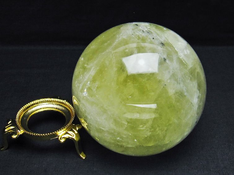 1Kg シトリン 丸玉 90mm シトリンクォーツ スフィア 黄水晶 一点物 151-6654 【sold out】