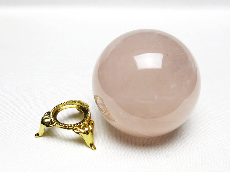 ローズクォーツ 丸玉 58mm スフィア 一点物 151-7080