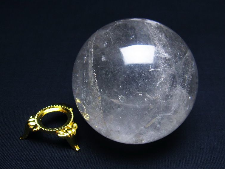 水晶 丸玉 68mm 水晶玉 一点物 151-7120