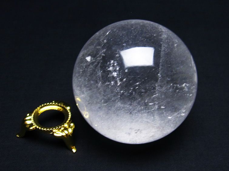 水晶 丸玉 65mm 水晶玉 一点物 151-7144