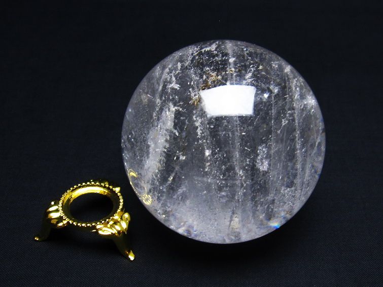 水晶 丸玉 66mm 水晶玉 一点物 151-7145