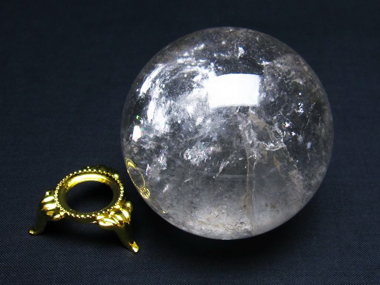 水晶 丸玉 63mm 水晶玉 一点物 151-7147