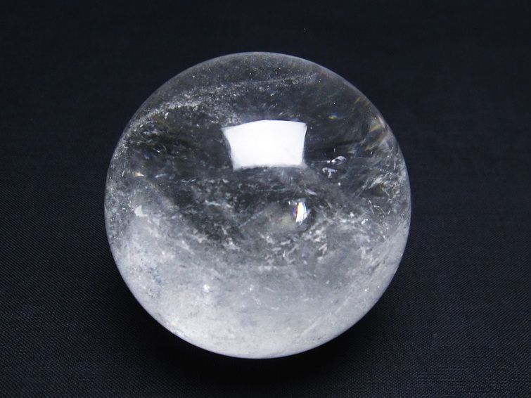 水晶 丸玉 59mm 水晶玉 一点物 151-7156