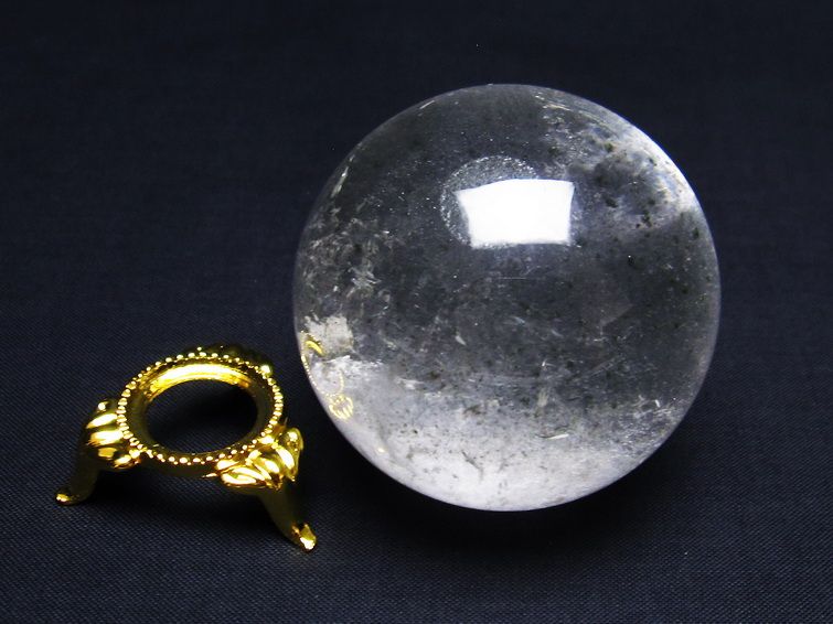水晶 丸玉 54mm 水晶玉 一点物 151-7157