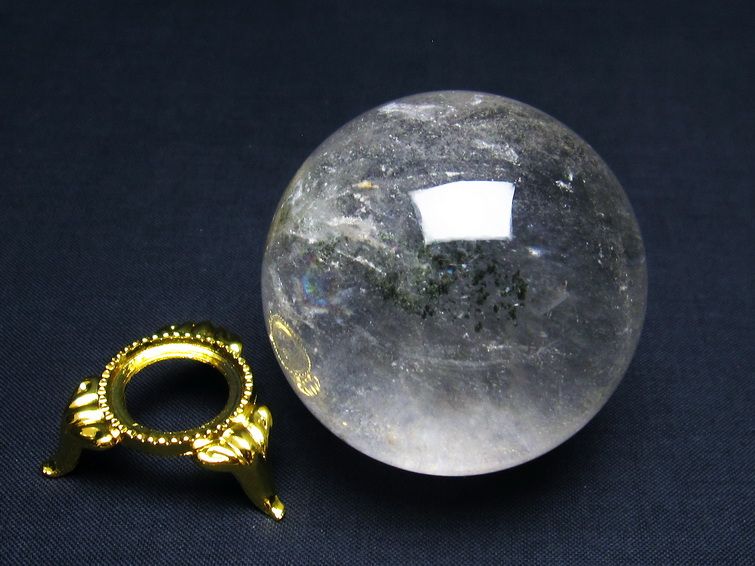 水晶 丸玉 53mm 水晶玉 一点物 151-7158
