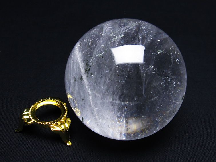 水晶 丸玉 66mm 水晶玉 一点物 151-7185
