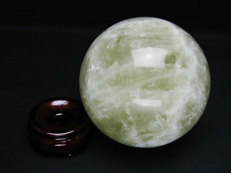 1Kg シトリンクォーツ 丸玉 90mm スフィア 置物 一点物 151-7521