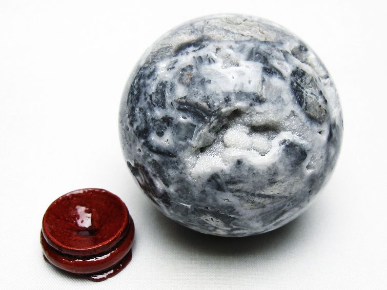 スファレライト 丸玉 59mm スフィア 置物 一点物 151-7714