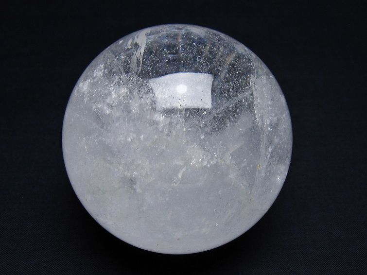 水晶 丸玉 73mm スフィア 水晶玉 球体 玉 一点物 151-7743