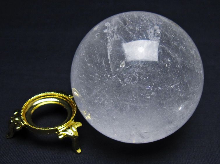 水晶 丸玉 71mm クリスタル スフィア お守り 浄化 水晶玉 球体 玉 パワーストーン 151-7843