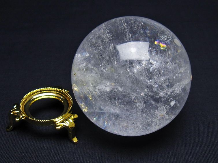 水晶 丸玉 68mm スフィア 水晶玉 球体 玉 一点物 151-7855