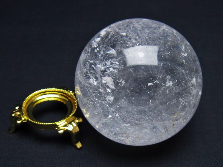 水晶 丸玉 66mm スフィア 水晶玉 球体 玉 一点物 151-7861