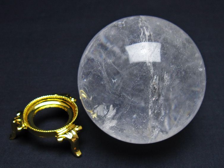 水晶 丸玉 68mm スフィア 水晶玉 球体 玉 一点物 151-7863