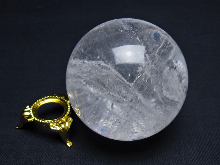 水晶 丸玉 62mm スフィア 水晶玉 球体 玉 一点物 151-7870