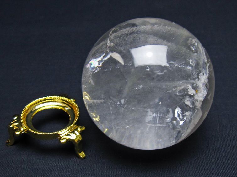 水晶 丸玉 66mm スフィア 水晶玉 球体 玉 一点物 151-7905