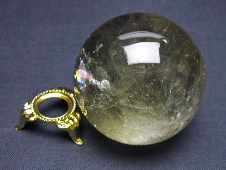 シトリン 丸玉 58mm シトリンクォーツ スフィア 一点物 151-7962